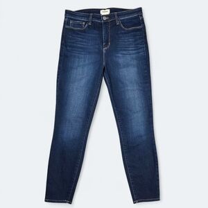L’AGENCE Margot High Rise Cropped Skinny Jeans Size 29 Dark Wash